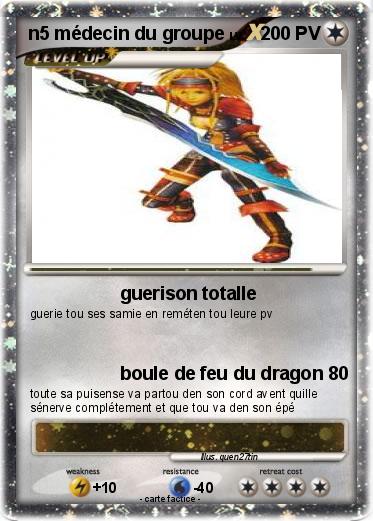 Pokemon n5 médecin du groupe