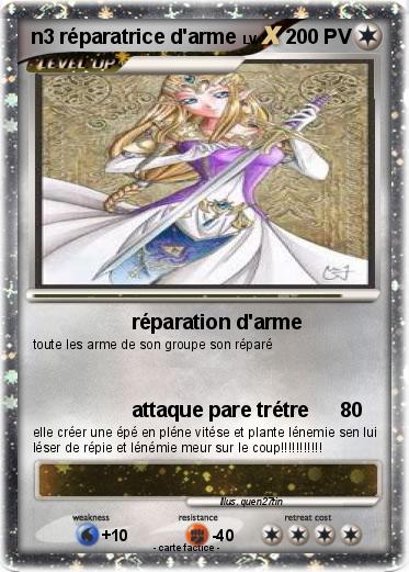 Pokemon n3 réparatrice d'arme