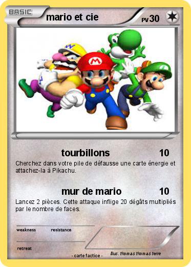 Pokemon mario et cie