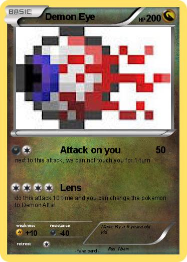 Pokemon Demon Eye