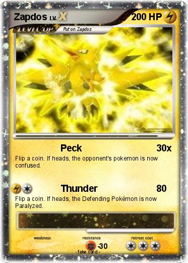 Pokemon Zapdos