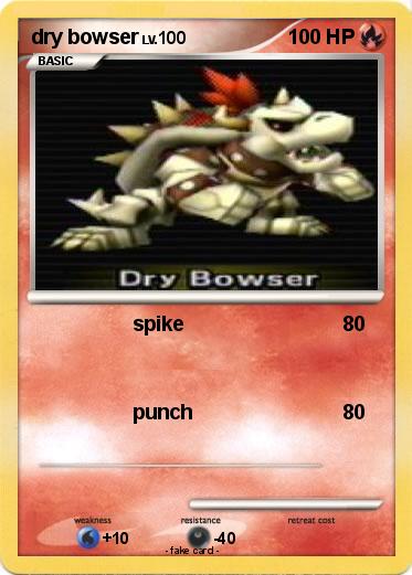 Pokemon dry bowser