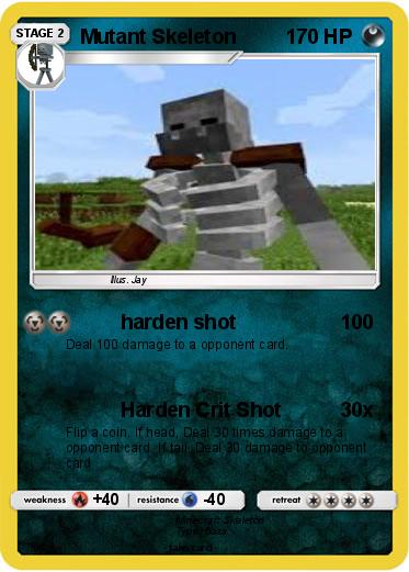 Pokemon Mutant Skeleton