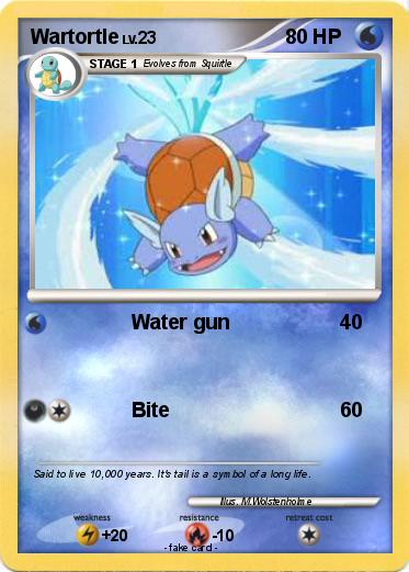 Pokemon Wartortle