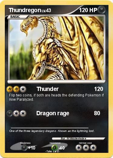 Pokemon Thundregon