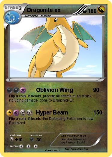 Pokemon Dragonite ex
