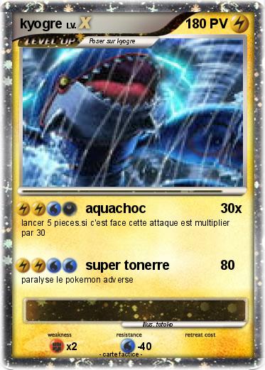 Pokemon kyogre