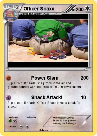Pokemon Officer Snaxx