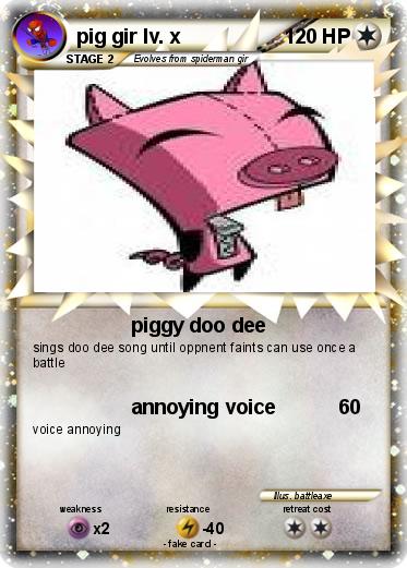 Pokemon pig gir lv. x