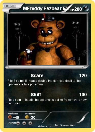 Pokemon MFreddy Fazbear EX