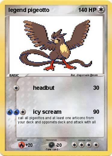 Pokemon legend pigeotto