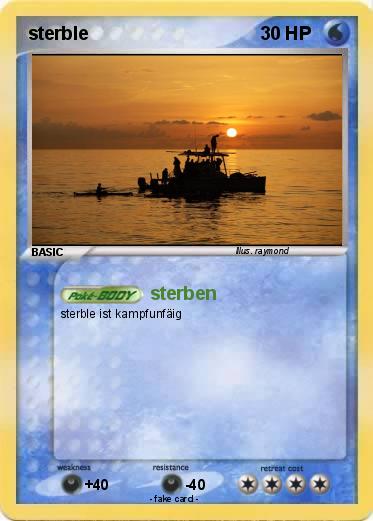 Pokemon sterble