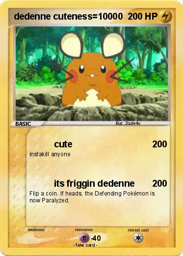 Pokemon dedenne cuteness=10000