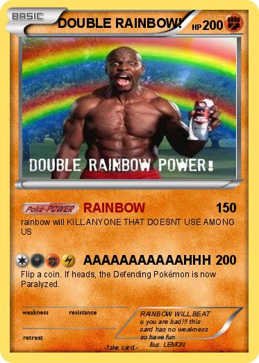 Pokemon DOUBLE RAINBOW!
