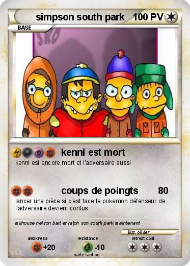 Pokemon simpson south park