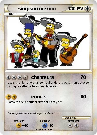 Pokemon simpson mexico