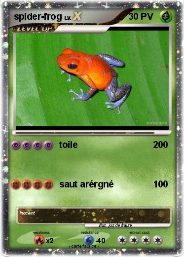 Pokemon spider-frog