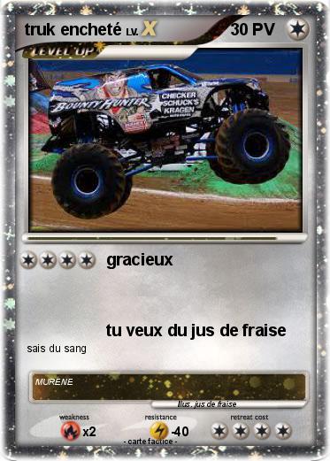 Pokemon truk encheté