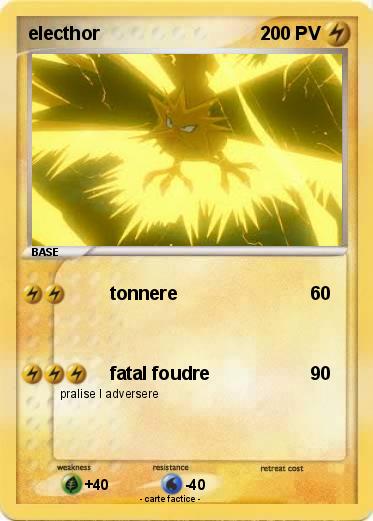 Pokemon electhor