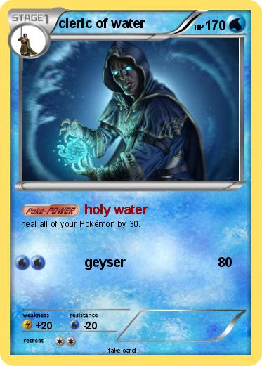 Pokemon cleric of water