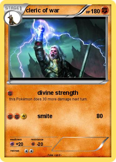 Pokemon cleric of war
