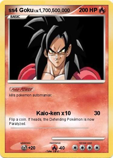 Pokemon ss4 Goku