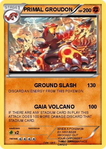 Pokemon PRIMAL GROUDON