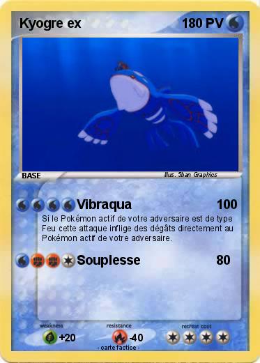 Pokemon Kyogre ex