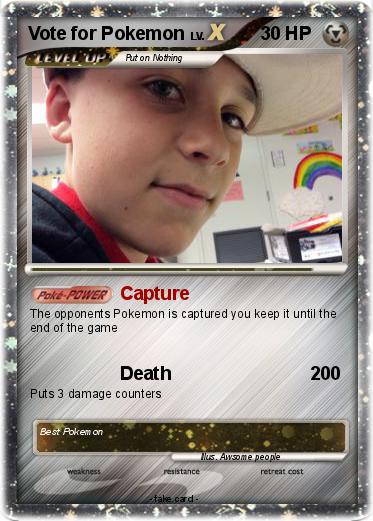 Pokemon Vote for Pokemon