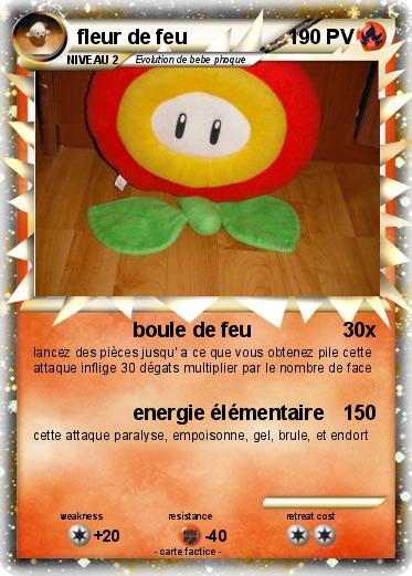 Pokemon fleur de feu