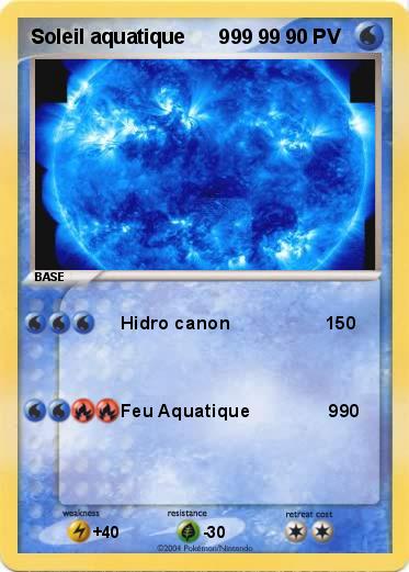 Pokemon Soleil aquatique      999 99