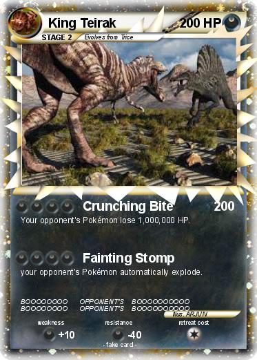 Pokemon King Teirak