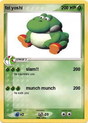 Pokemon fat yoshi