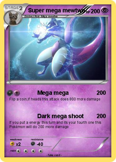 Pokemon Super mega mewtwo