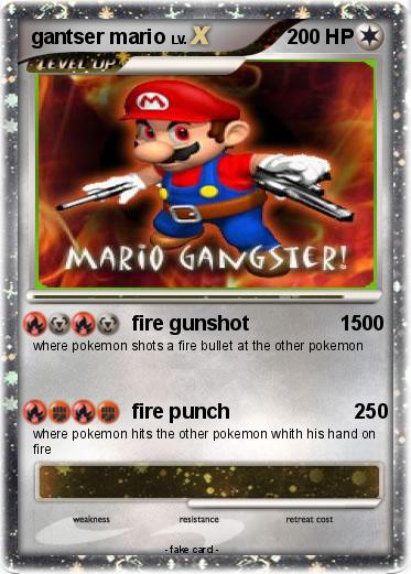 Pokemon gantser mario