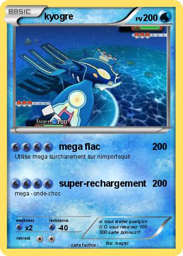 Pokemon kyogre