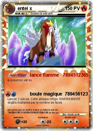 Pokemon entei x