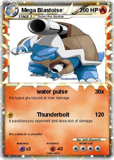 Pokemon Mega Blastoise