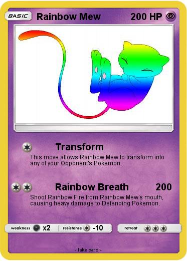 Pokemon Rainbow Mew