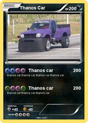 Pokemon Thanos Car
