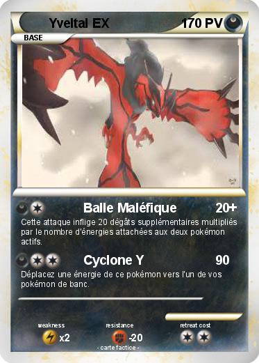 Pokemon Yveltal EX