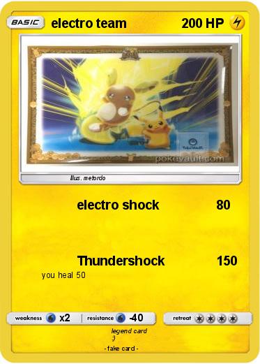 Pokemon electro team