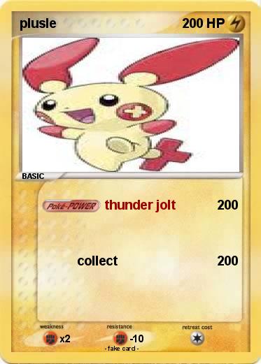 Pokemon plusle