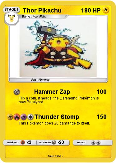 Pokemon Thor Pikachu