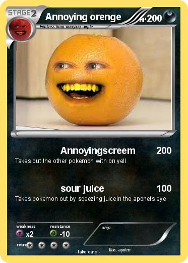 Pokemon Annoying orenge