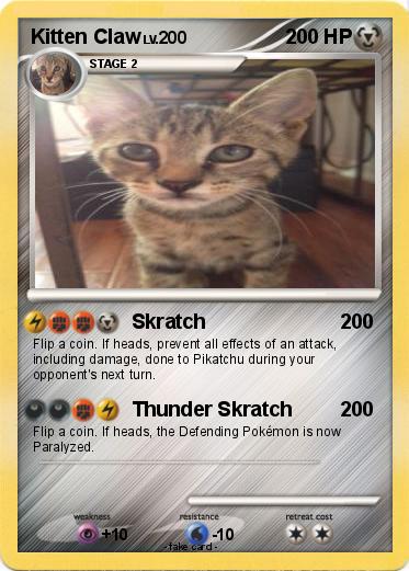 Pokemon Kitten Claw