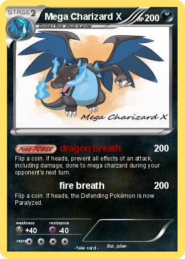 Pokemon Mega Charizard X