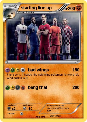 Pokemon starting line up