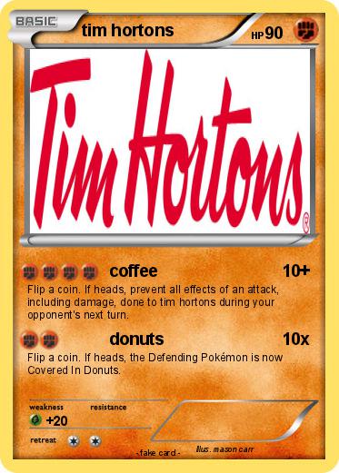 Pokemon tim hortons