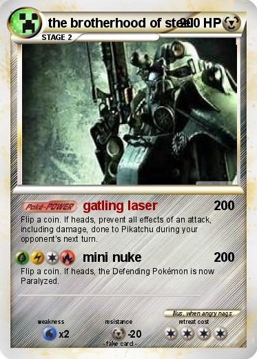Pokemon the brotherhood of steel